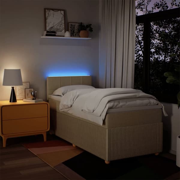 Continental sänky patjalla Cream Kangas 90x190 cm