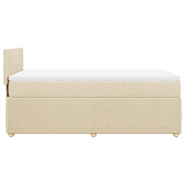 Continental sänky patjalla Cream Kangas 90x190 cm