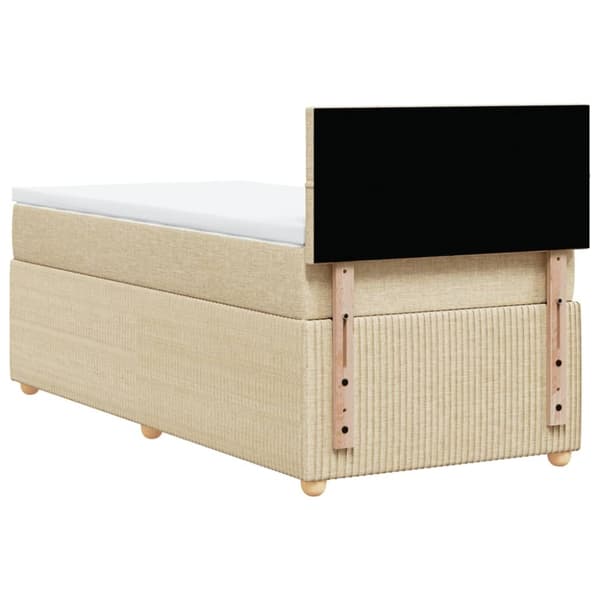 Continental sänky patjalla Cream Kangas 90x190 cm