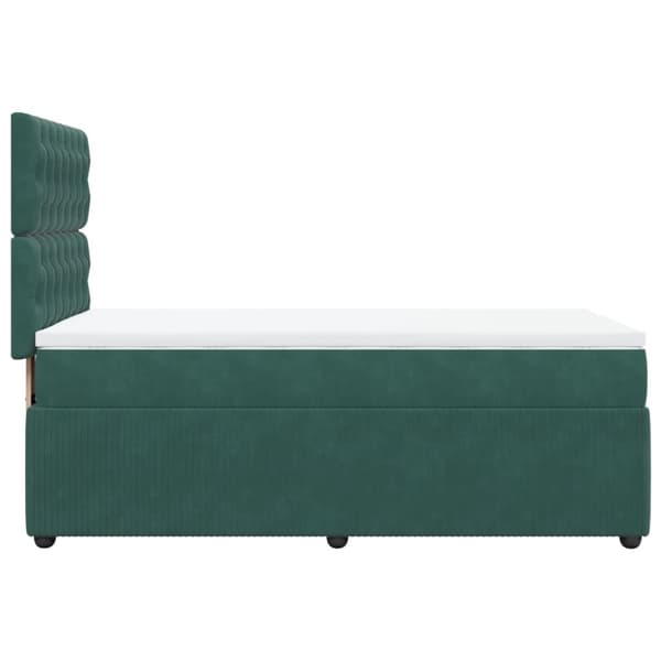 Continental sänky patjalla Green Velvet 100x200 cm