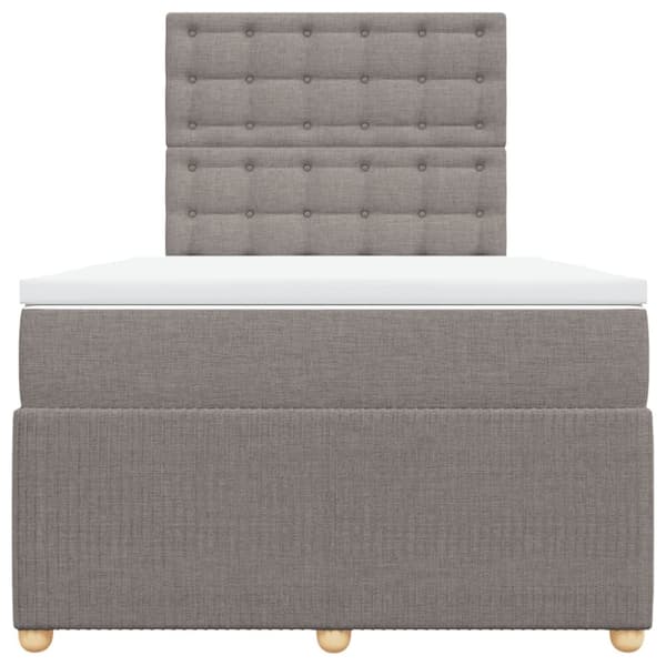 Continental sänky patjalla Taupe 120x190 cm Kangas