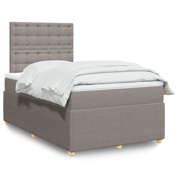 Continental sänky patjalla Taupe 120x190 cm Kangas