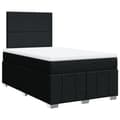 Miniatyrbillede 2 af 10: kontinentalseng med madras 120x200 cm stof sort