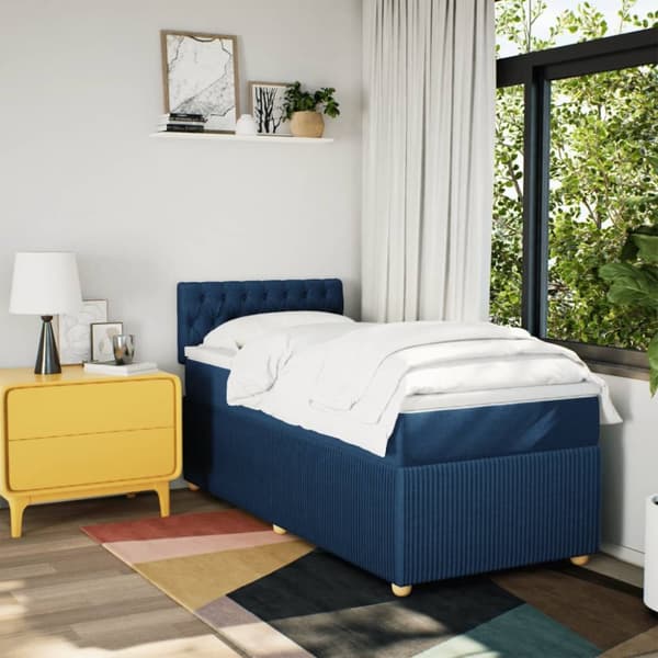 Continental Bed Patja, Sininen, Kangas 100x200 cm