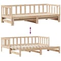 Miniatyrbillede 9 af 10: daybed med udtræk og skuffer uden madras 90x200 cm