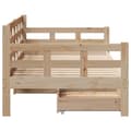Miniatyrbillede 5 af 10: daybed med skuffer 90x190 cm massivt fyrretræ