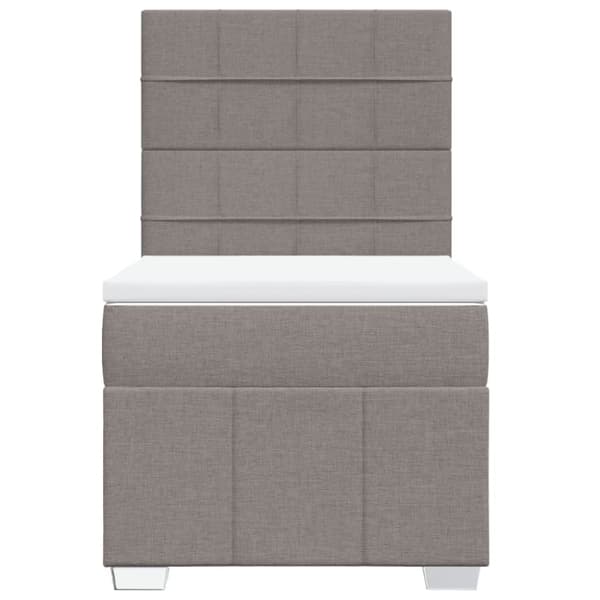 Continental sänky patjalla Taupe Kangas 100x200 cm
