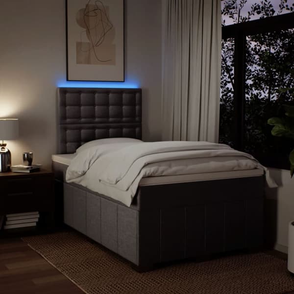 Continental sänky patjalla Taupe 120x190 cm Kangas