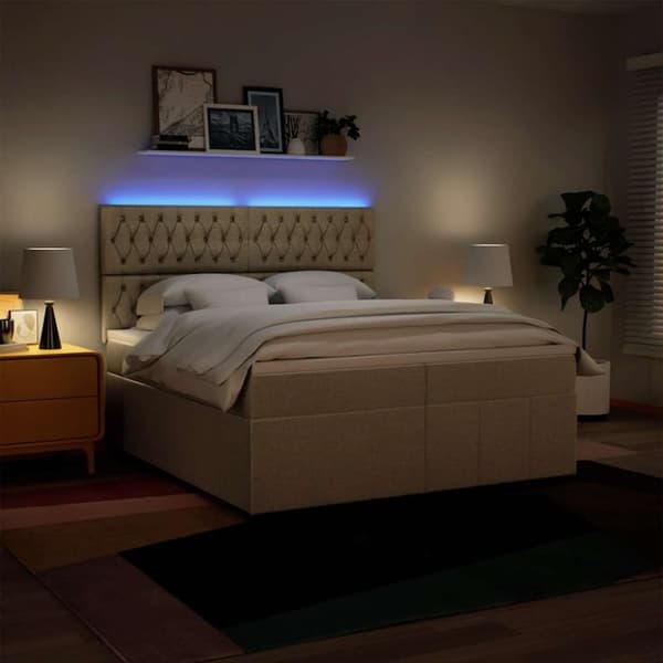 Continental Bed patja Cream Kangas 200x200 cm