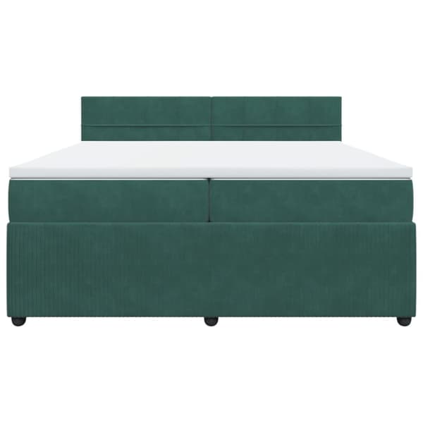 Continental Bed patja Green Velvet 200x200 cm