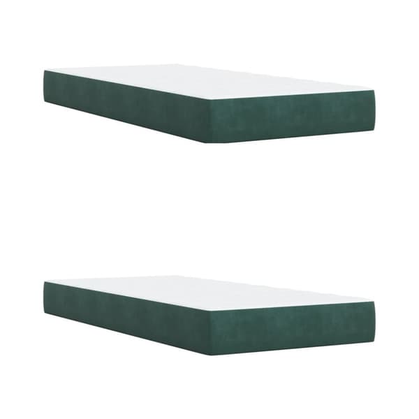 Continental Bed patja Green Velvet 200x200 cm