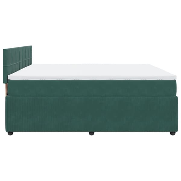 Continental Bed patja Green Velvet 200x200 cm