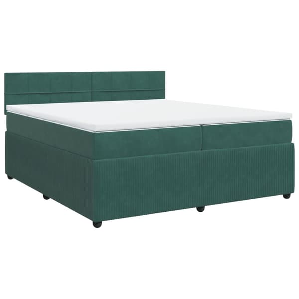 Continental Bed patja Green Velvet 200x200 cm