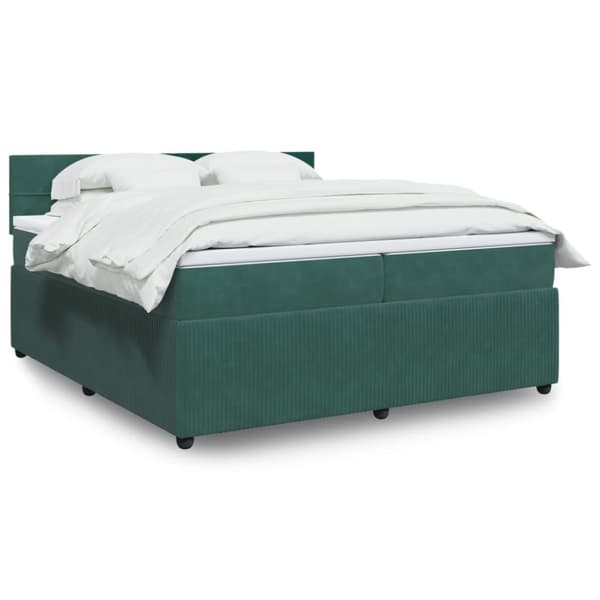 Continental Bed patja Green Velvet 200x200 cm
