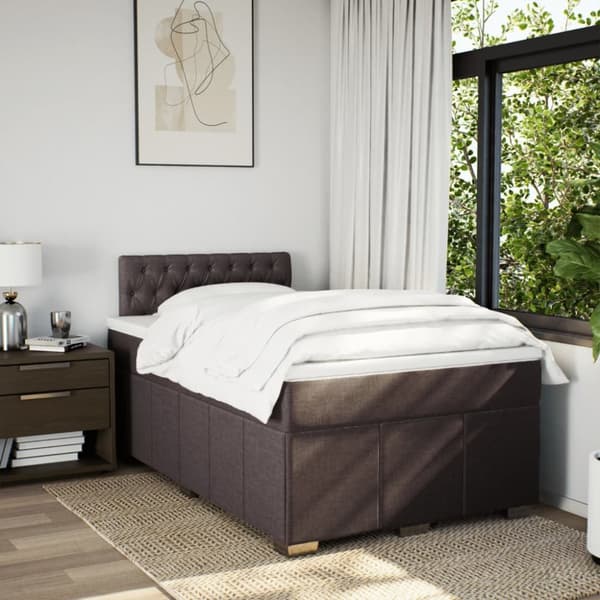 Continental Bed Patja Ruskea Kangas 120x200 cm