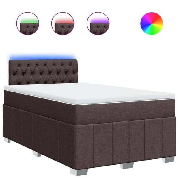 Continental Bed Patja Ruskea Kangas 120x200 cm