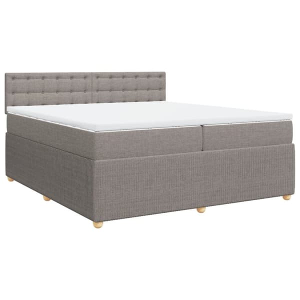 Continental sänky patjalla Taupe Kangas 200x200 cm