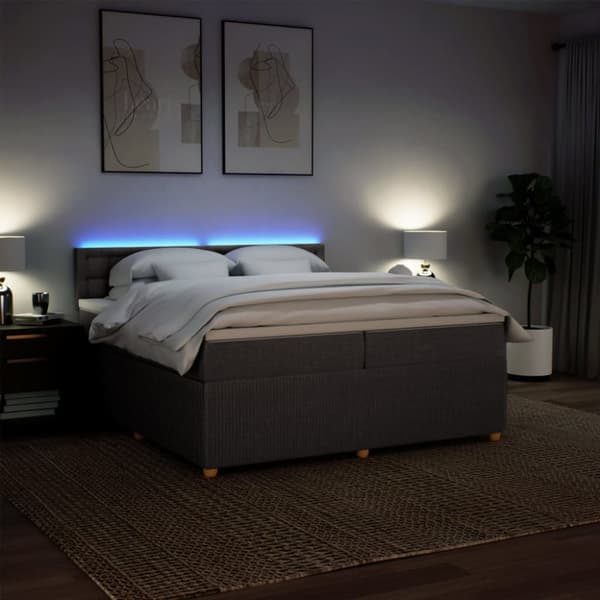 Continental sänky patjalla Taupe Kangas 200x200 cm