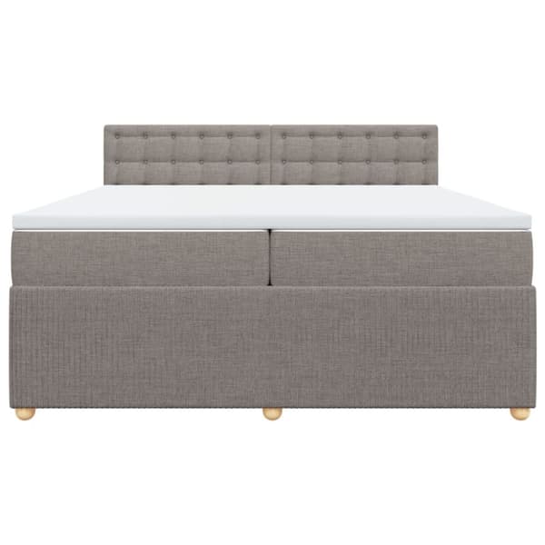 Continental sänky patjalla Taupe Kangas 200x200 cm