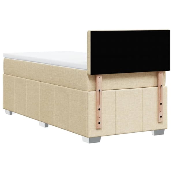 Continental sänky patjalla Cream Kangas 90x200 cm