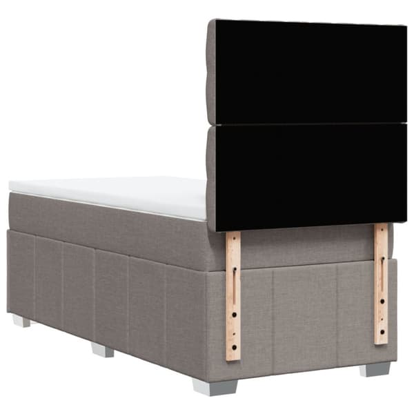 Continental sänky patjalla Taupe Kangas 90x190 cm
