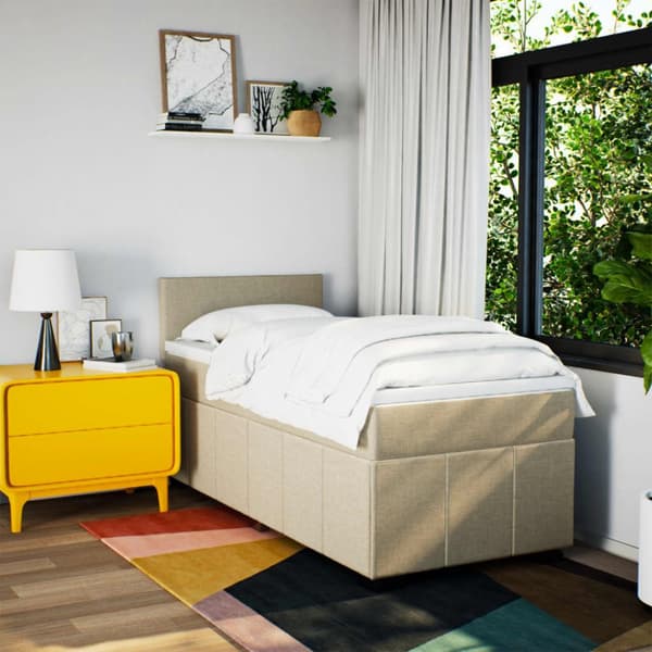 Continental Bed patja Cream Kangas 100x200 cm