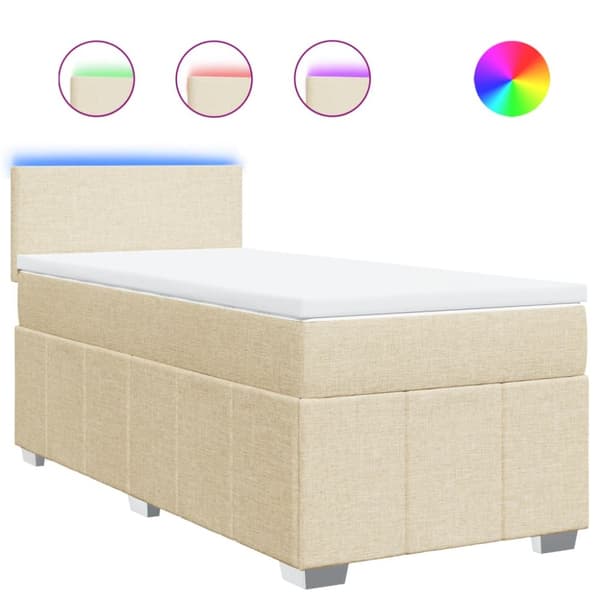 Continental Bed patja Cream Kangas 100x200 cm