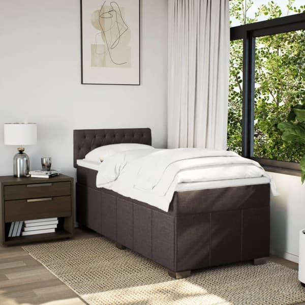 Continental Bed Patja Ruskea Kangas 100x200 cm