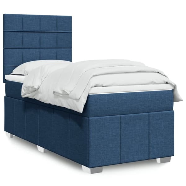 Continental Bed Patja, Sininen, Kangas, 80x200 cm
