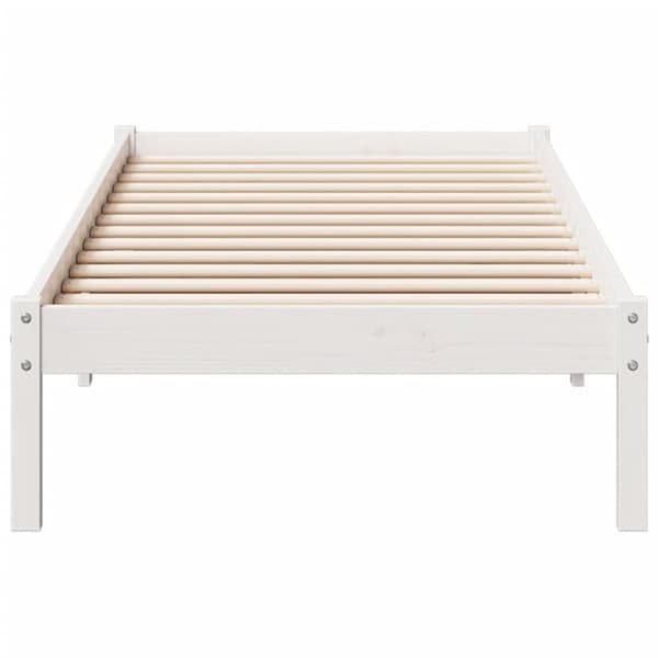 ekstra lang sengeramme uden madras 80x210 cm massivt fyrretræ