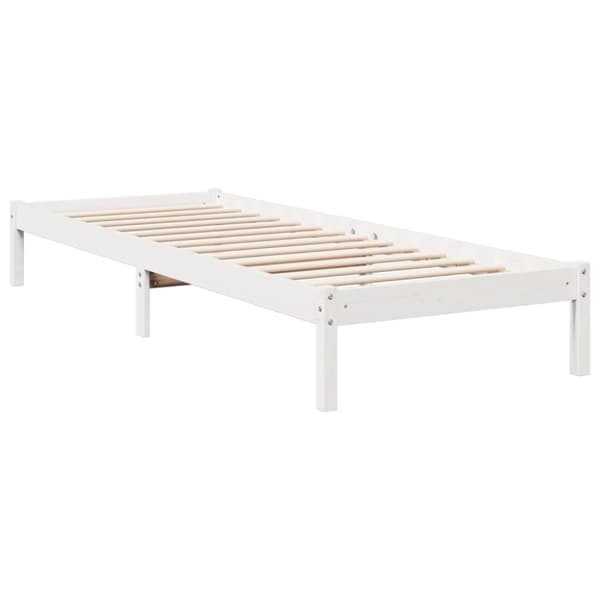 ekstra lang sengeramme uden madras 80x210 cm massivt fyrretræ