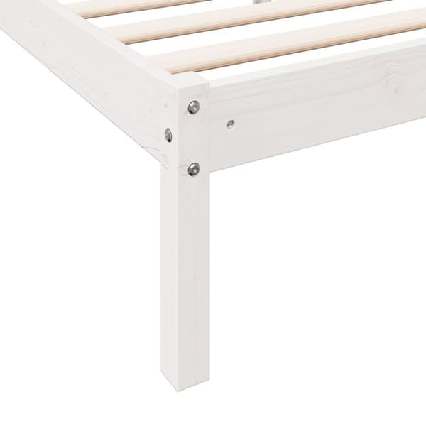 ekstra lang sengeramme uden madras 80x210 cm massivt fyrretræ
