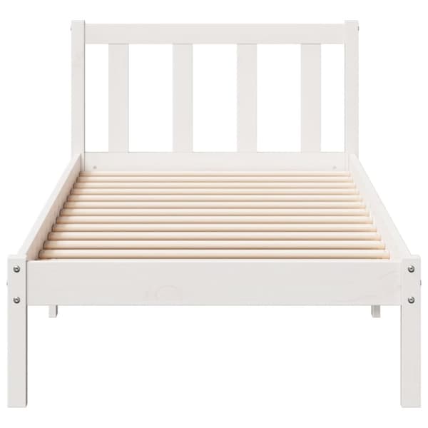 ekstra lang sengeramme uden madras 80x210 cm massivt fyrretræ