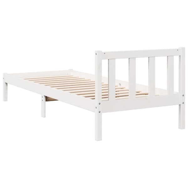 ekstra lang sengeramme uden madras 80x210 cm massivt fyrretræ
