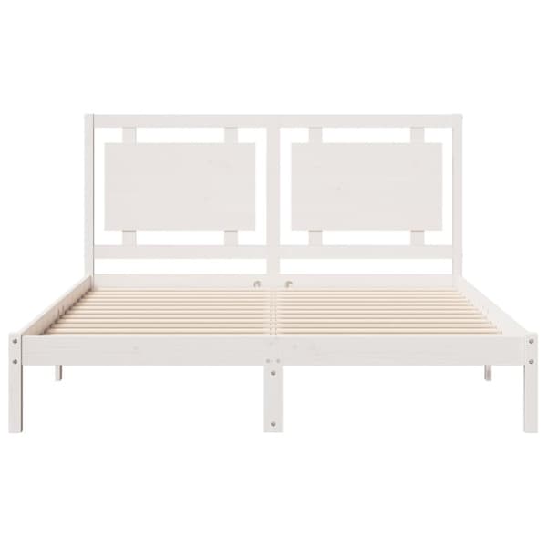 ekstra lang sengeramme uden madras 140x220 cm massivt træ