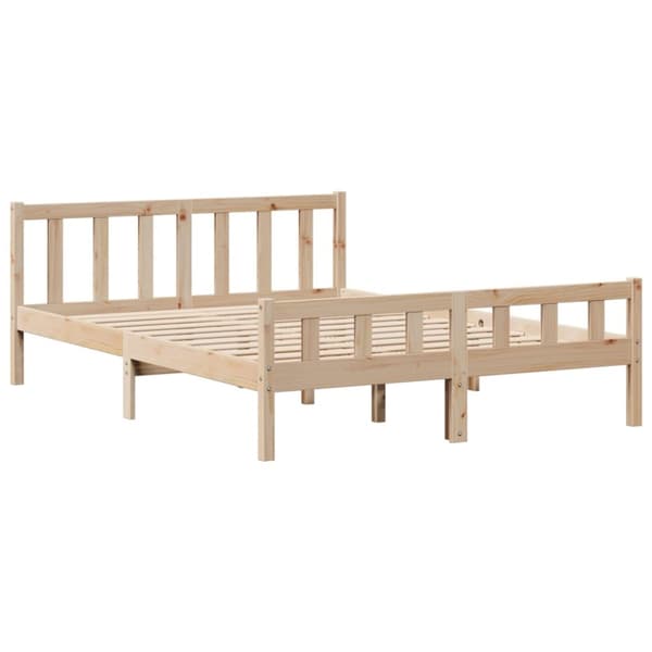 seng med reol uden madras 160x200 cm massivt fyrretræ