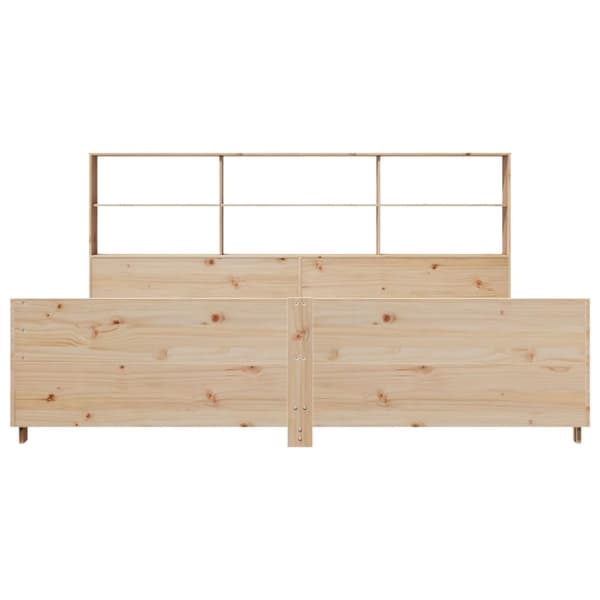 sengeramme uden madras 180x200 cm massivt fyrretræ