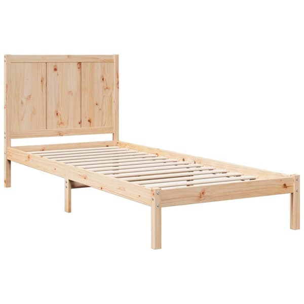 ekstra lang sengeramme uden madras 100x220 cm massivt træ