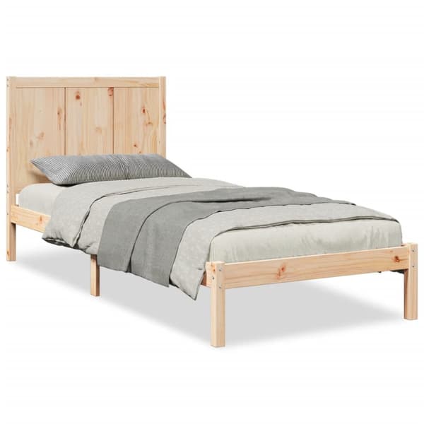 ekstra lang sengeramme uden madras 100x220 cm massivt træ