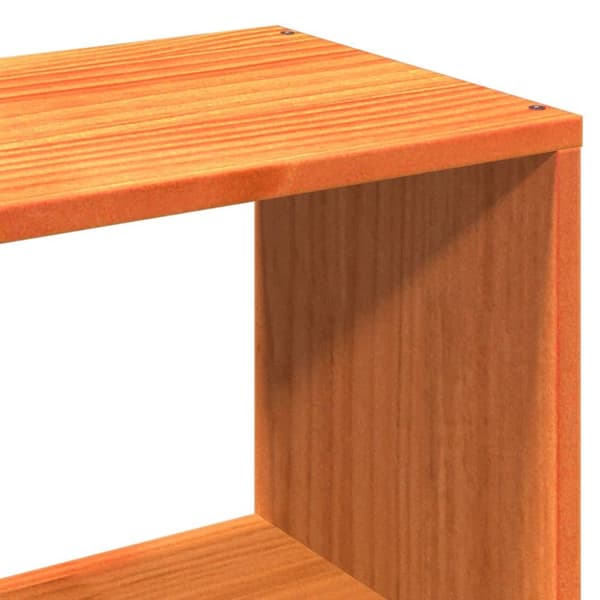 sengeramme uden madras 90x190 cm massivt fyrretræ gyldenbrun
