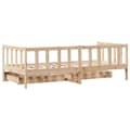 Miniatyrbillede 8 af 10: daybed med skuffer 90x200 cm massivt fyrretræ
