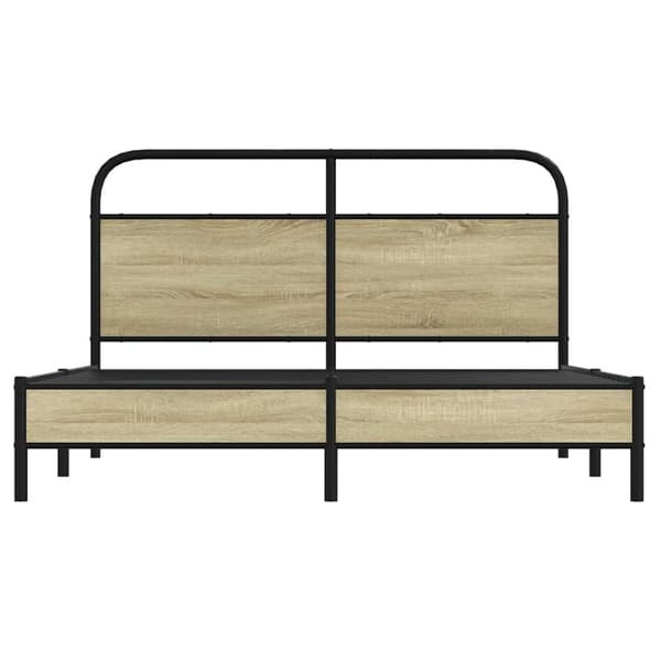 Sänky ilman patjaa 160x200 cm Sonoma Oak