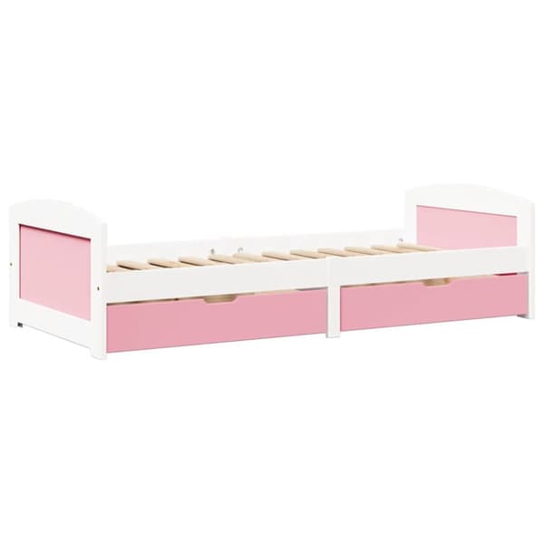 -sohvasänky 2 vetolaatikkoa ilman patjaa IRUN 90x200 cm