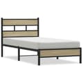 Miniatyrbillede 2 af 9: sengeramme 100x200 cm uden madras konstrueret træ sonoma-eg