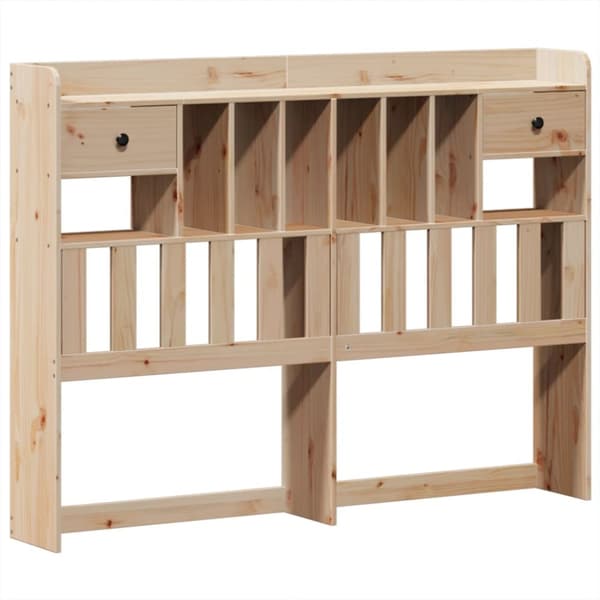 sengeramme uden madras 140x190 cm massivt fyrretræ