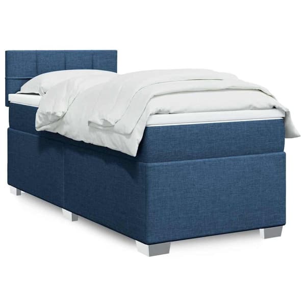 Continental Bed Patja, Sininen, Kangas, 80x200 cm