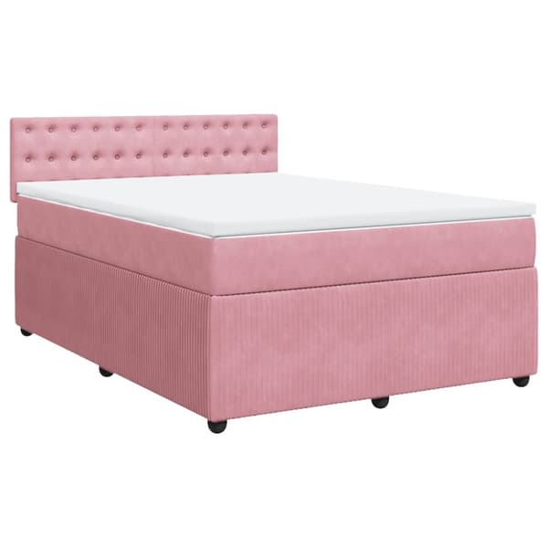 Continental sänky patjalla Pink Velvet 140x190 cm