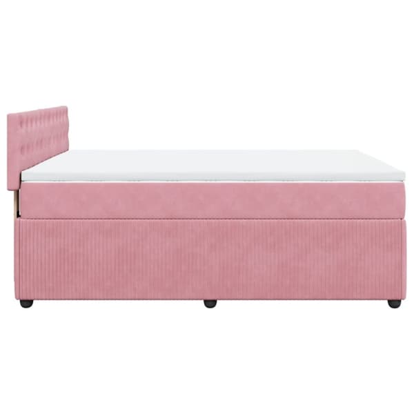 Continental sänky patjalla Pink Velvet 140x190 cm