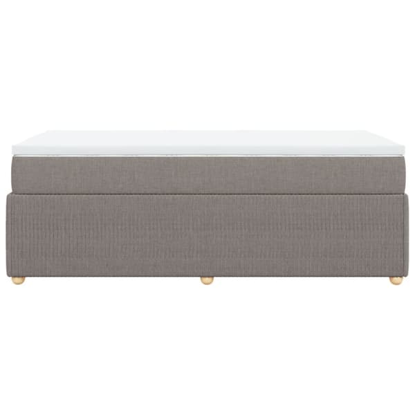 Continental sänky patjalla Taupe Kangas 90x190 cm
