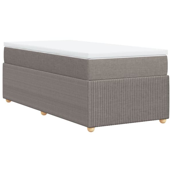 Continental sänky patjalla Taupe Kangas 90x190 cm
